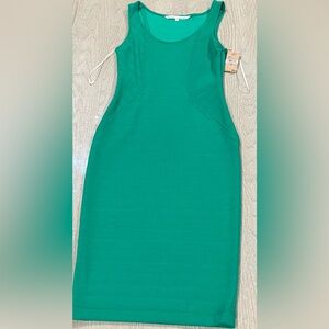 Rachel Roy Elegant Green Sleeveless Dress